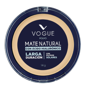 Vogue Polvo Compacto Natural Fps C/espejo Trigueño - Imagen 1
