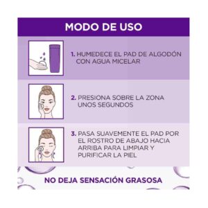 Loreal Agua Micelar Revitalift x 200 ml Acido Hiluronico - Imagen 6