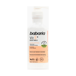 Babaria Crema Corp x 500 ml Vit E C/dispensador - Imagen 1