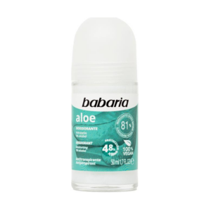 Babaria Desodorante Roll On x 50 ml Vidrio Aloe - Imagen 1