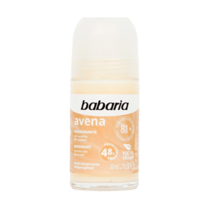 Babaria Desodorante Roll On x 50 ml Vidrio Avena - Imagen 1