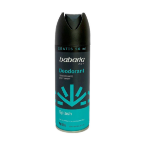 Babaria Men Desodorante Body Spray x 150 + 50 ml Gratis Splash - Imagen 1