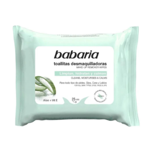 Babaria Toallitas Desmaquilladoras x 25 Aloe - Imagen 1