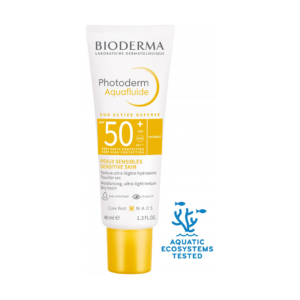 Bioderma Photoderm Bloqueador Facial Crema Spf 50 x 40 ml Aquafluido Tono Neutro - Imagen 1