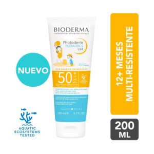 Bioderma Photoderm Bloqueador Kids Crema Spf 50 x 200 ml Lait (+12 Meses) - Imagen 2