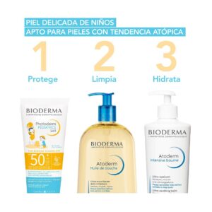 Bioderma Photoderm Bloqueador Kids Crema Spf 50 x 200 ml Lait (+12 Meses) - Imagen 3