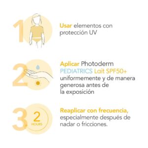 Bioderma Photoderm Bloqueador Kids Crema Spf 50 x 200 ml Lait (+12 Meses) - Imagen 4