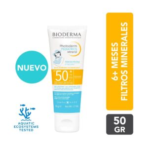 Bioderma Photoderm Bloqueador Kids Crema Spf 50 x 50 g Mineral (+6 Meses) - Imagen 2