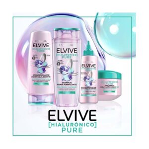 Elvive Shampoo x 370 ml Hialuronico Pure C. Graso - Imagen 2