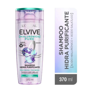 Elvive Shampoo x 370 ml Hialuronico Pure C. Graso - Imagen 1
