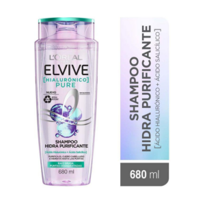 Elvive Shampoo x 680 ml Hialuronico Pure C. Graso - Imagen 1