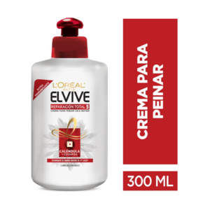 Elvive Crema Para Peinar x 300 ml Reparacion Total 5 - Imagen 1