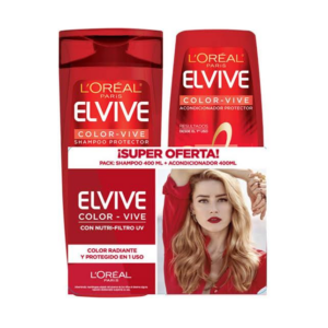 Elvive Oferta Shampoo/acondic. 370 ml Color Vive - Imagen 1