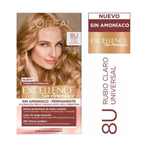 Excellence Nudes Tinte Sin Amonio 8u Rubio Claro Universal - Imagen 1