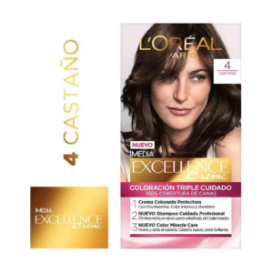 Excellence Tinte Kit 04 Castaño Natural - Imagen 1