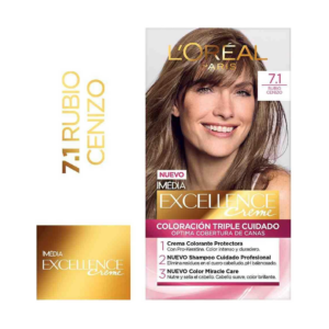 Excellence Tinte Kit 07.1 Rubio Ceniciento - Imagen 1