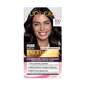 Excellence Tinte Kit 300  Castaño Oscuro - Imagen 1