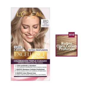 Excellence Tinte Kit 810 Rubio Claro Profundo - Imagen 1
