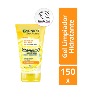 Garnier Gel Limpiador Facial x 150 ml Express Aclara Vit C - Imagen 1