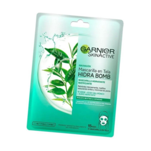 Garnier Mascarilla Tela Para Rostro Hidra Bomb Matificante P Mixta - Imagen 1