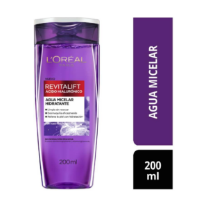 Loreal Agua Micelar Revitalift x 200 ml Acido Hiluronico - Imagen 1