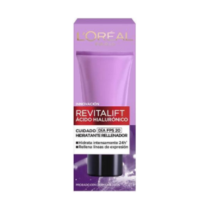 Loreal Hidratante Revitalift x 025 ml Acido Hialuronico Dia Fps 20 - Imagen 1