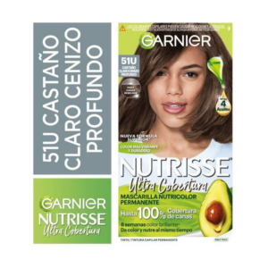 Nutrisse Tinte Kit Ultra Cob 51 Castaño Claro Cenizo Profundo - Imagen 1