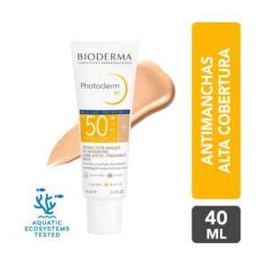 Bioderma Photoderm Bloqueador Facial Crema Con Color Spf 50 x 40 ml M Tono Claro - Imagen 2
