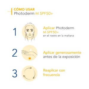 Bioderma Photoderm Bloqueador Facial Crema Con Color Spf 50 x 40 ml M Tono Claro - Imagen 5