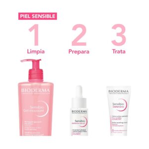 Bioderma Sensibio Gel Limpiador Facial x 500 ml Moussant Piel Sensible - Imagen 2