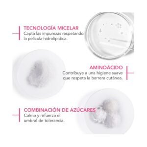 Bioderma Sensibio Gel Limpiador Facial x 500 ml Moussant Piel Sensible - Imagen 4