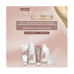 Excellence Nudes Tinte Sin Amonio 5u Castaño Claro - Imagen 2