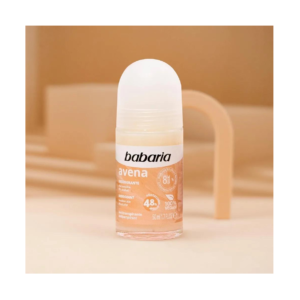 Babaria Desodorante Roll On x 50 ml Vidrio Avena - Imagen 2