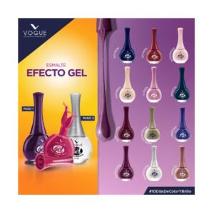 Vogue Esmalte Efecto Gel Brillo 45 S Secado Rapido - Imagen 3