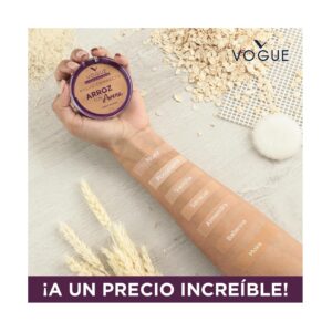 Vogue Polvo Compacto De Arroz Con Avena Almendra - Imagen 2
