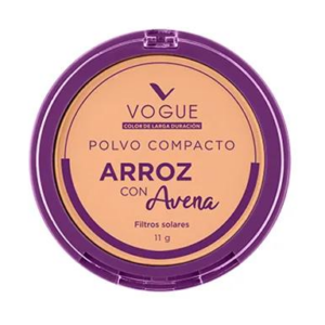 Vogue Polvo Compacto De Arroz Con Avena Almendra - Imagen 1