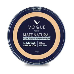 Vogue Polvo Compacto Natural Fps C/espejo Durazno - Imagen 1