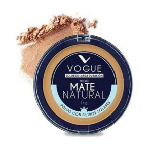 Vogue Polvo Compacto Natural Fps C/espejo Gitano - Imagen 1