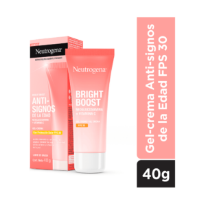 Neutrogena Gel Crema x 40 g Bright Boost Fps 30 (rosado) - Imagen 1