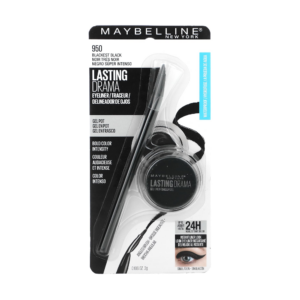 Maybelline Delineador En Gel Lasting Drama 950 Blackest Black - Imagen 1