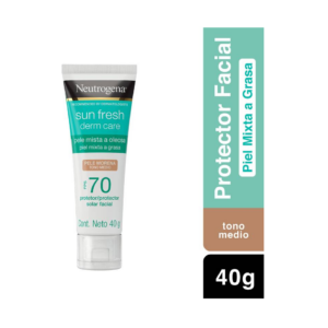 Neutrogena Bloqueador Sun Fresh Fps 70 x 40 g Tono Medio - Imagen 1