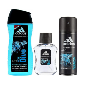 Adidas Estuche Edt 100 Ml/deo Spray Ap x 150 Ml/shower Gel x 250 ml Ice Dive - Imagen 1
