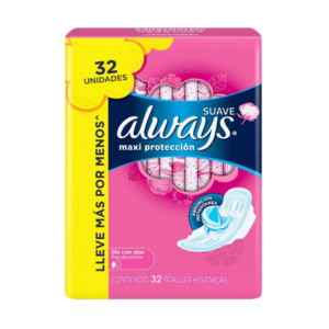 Always Toallas x 32 Maxi Proteccion Tela - Nuevo! - Imagen 1