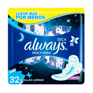 Always Toallas x 32 Nocturna Seca Largas - Imagen 1
