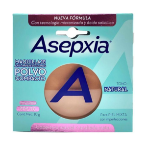 Asepxia Bb Polvo Compacto 8 En 1 Fps 20 Natural Mate - Imagen 1