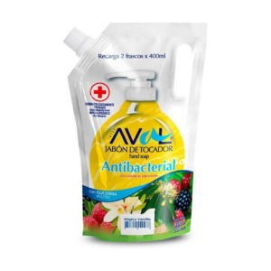 Aval Hand Jabon Liq. 800 ml Antib Magica Vainilla Doypack Refill - Imagen 1
