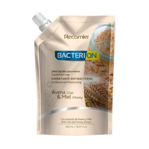 Bacterion Jabon Liquido 1000 ml Doypack Avena & Miel - Imagen 1