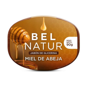 Bel Natur Jabon De Glicerina x 90 gr Miel De Abeja - Imagen 1