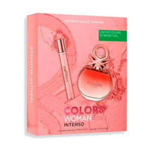Benetton Estuche Colors Edt 80 Ml/spray 10 ml Rose Intenso - Imagen 1