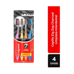 Colgate Oferta Cepillo Zig Zag Carbon x 04 Und - Imagen 1